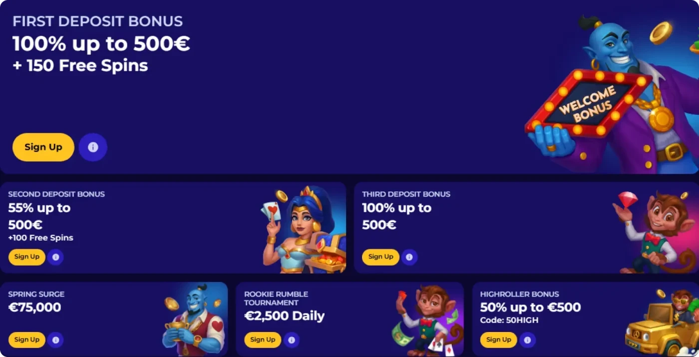 Morospin Casino Bonusübersicht